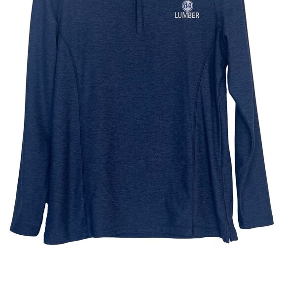 Peter Millar 84 Lumber Quarter Zip Pullover Womens Medium Blue - Picture 4 of 10